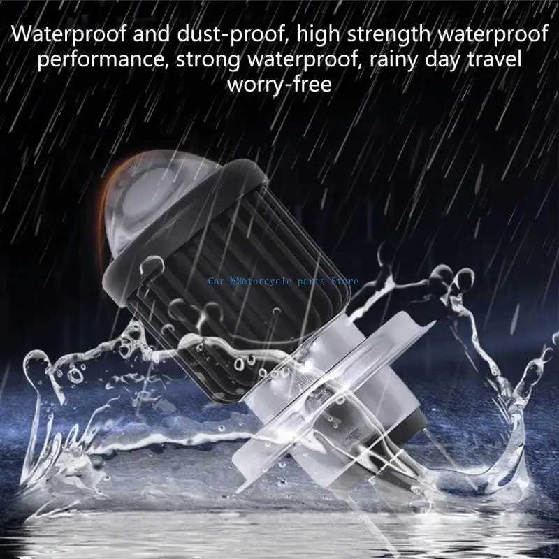 

Y9UC LED Motorcycle Front Lamp LED Motorcycle Headlight ABS Light for Riders in Challenging Weather & Low Light Environments