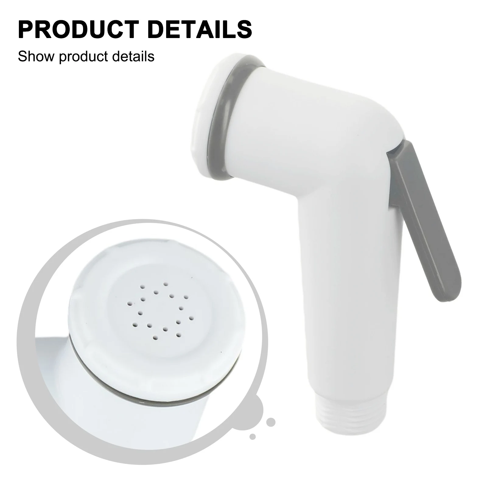 Water Saving Handheld Sprayer for Bathroom Sink Toilet Cleaning Garden Pet Use with Even Spray Pattern and Sturdy Handle