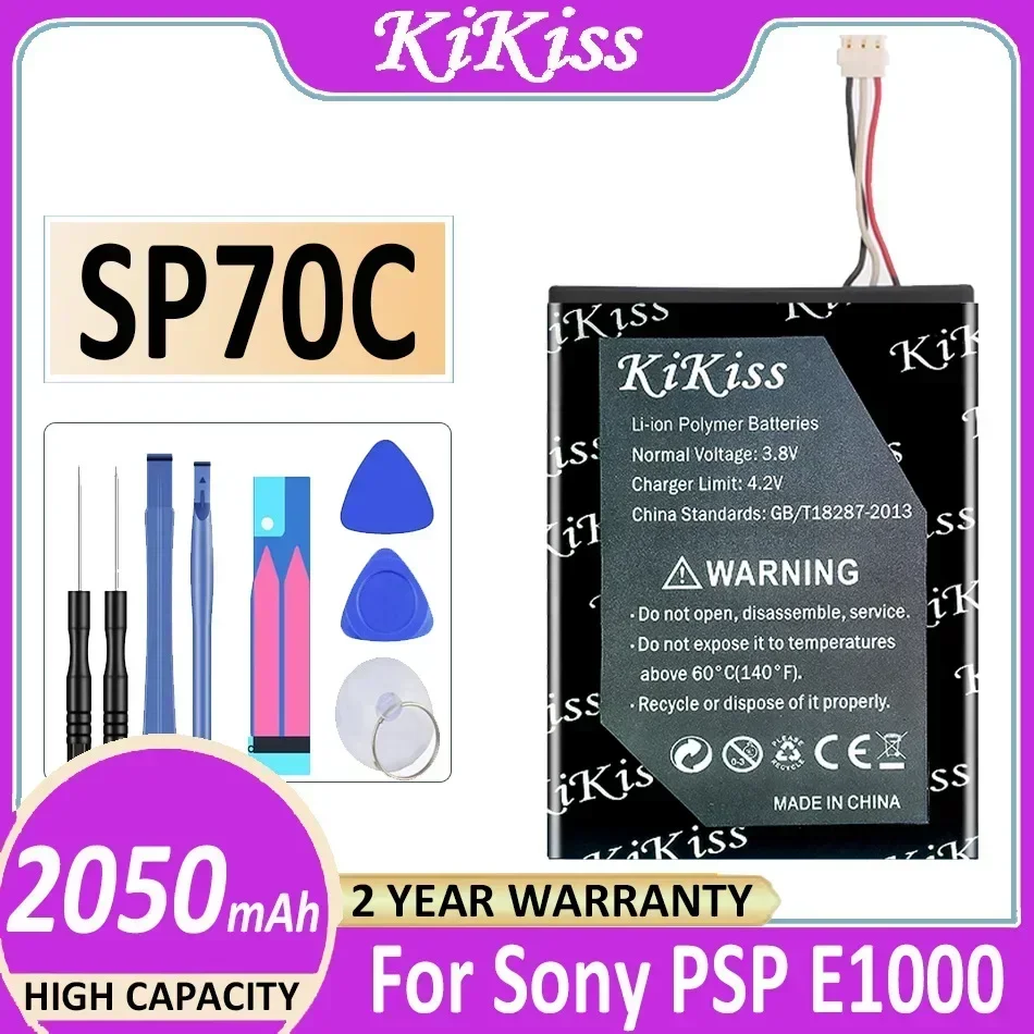 KiKiss Battery SP70C 2050mAh for Sony PSP E1000 E1002 E1004 E1008, Pulse Wireless Headset 7.1 Bateria