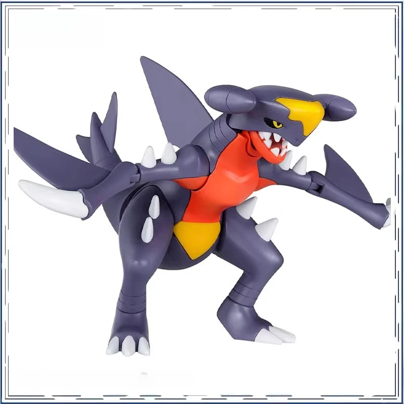 

Garchomp Pokémon Assembly Model Large Size Active Joint PVC Model Collection Desktop Ornament Model Toys