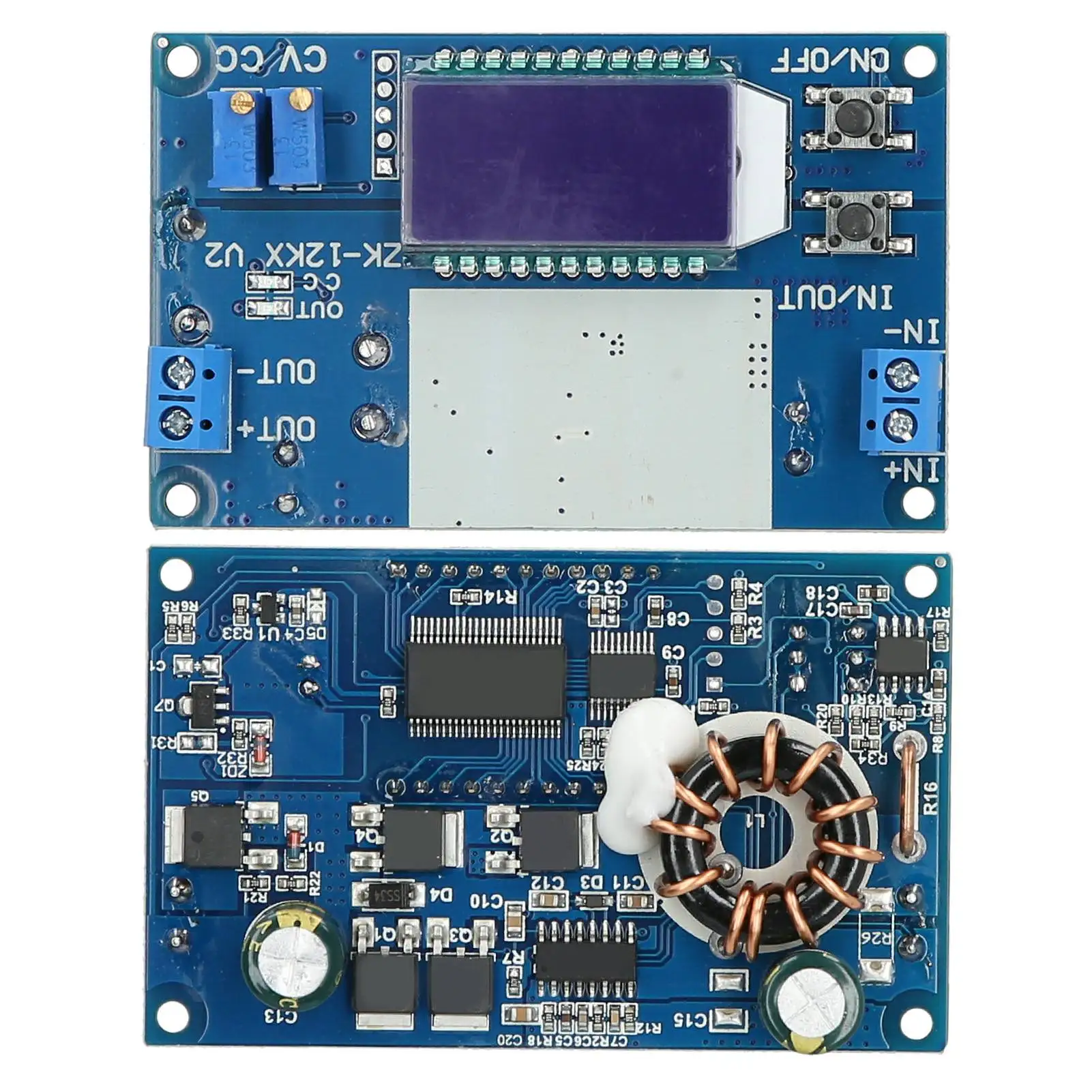 Power Supply Module Adjustable Voltage Regulator Constant Current LCD ZK-12KX DC DC 12A