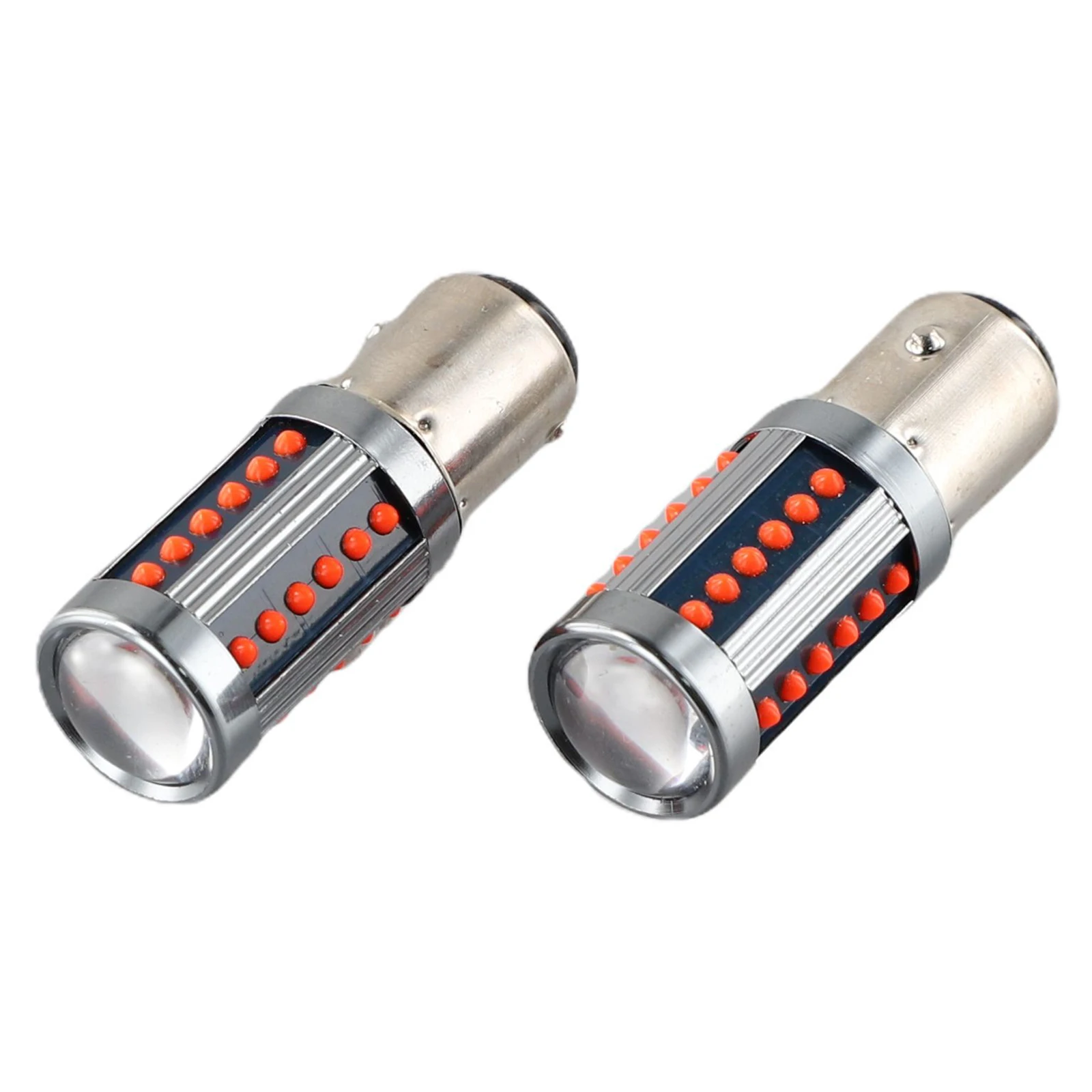 2× 1157 LED Light Bulb Accessory Hot Tail Lamp 2pcs Set High Brightness Super Bright Aluminum BAY15D Brake Light