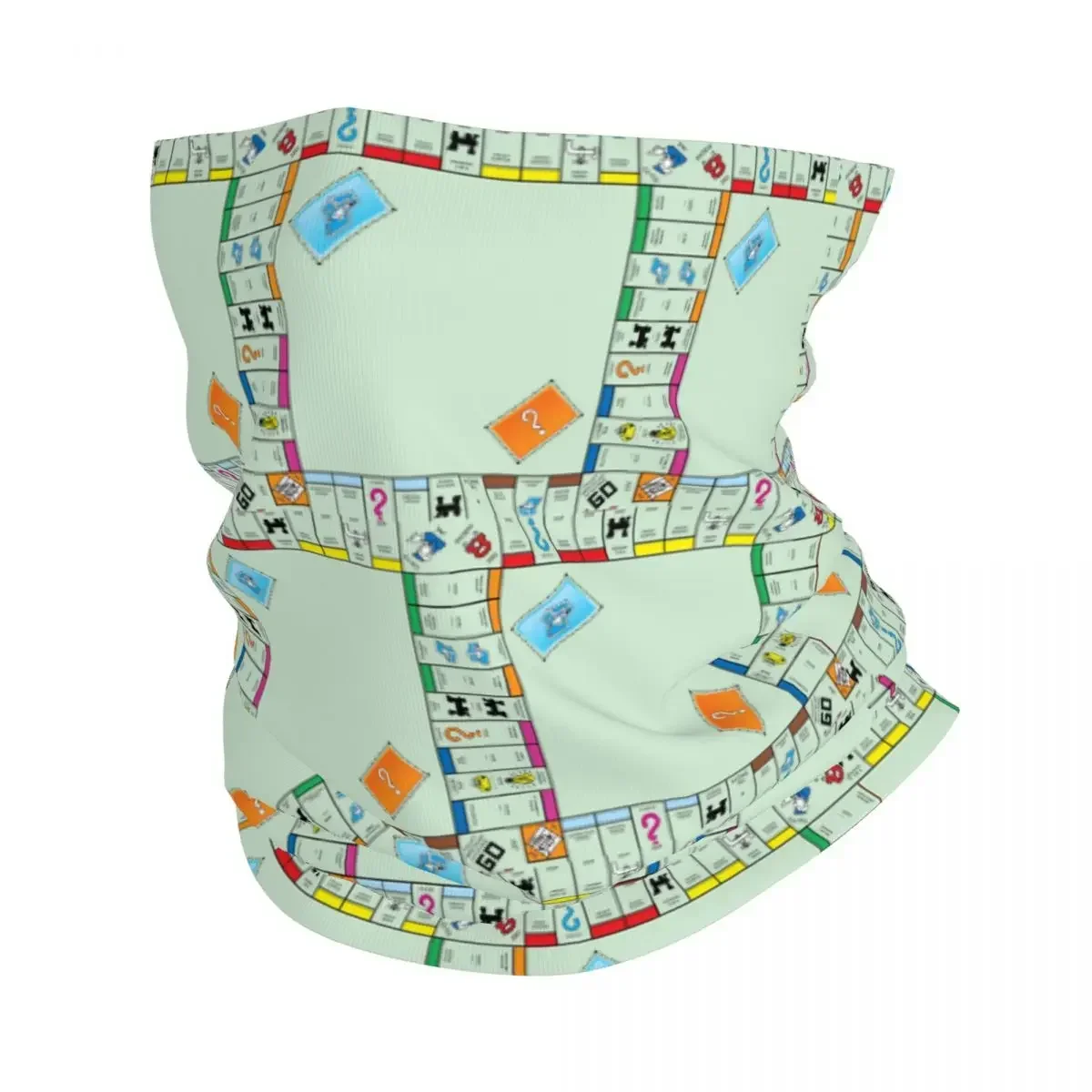 Board Game Board- Monopoly Bandana Neck Cover Printed Wrap Scarf Multi-use Balaclava Cycling For Men Women Adult Winter