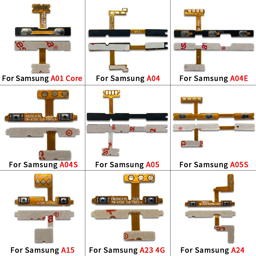 

Volume Power Switch On Off Button Key Flex For Samsung A01 Core A04 A04E A04S A05 A05S A14 4G A145F A15 A23 4G A24 A34 A35 A52S