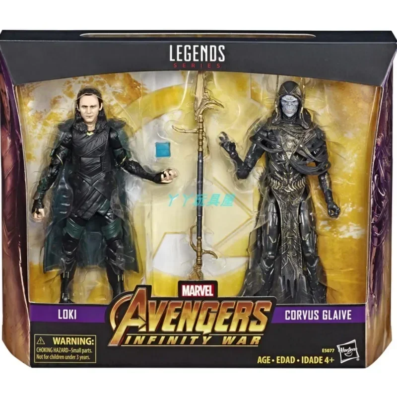 Marvel Legends 2 Piece Fallen One Terrax Hawkeye Kdrg Loki Corvus Saber Model Action Figure Collectible Toy Boy Gift