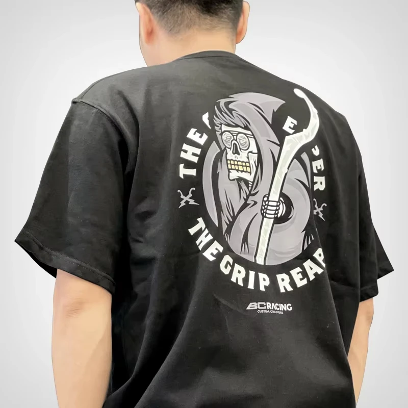 

JDM Modified Car BCBR Hinge Tooth Shock Absorbent Print Graphic T-shirt Men's Clothing Breathable Motorcycle T-shirt MotoGP RWB