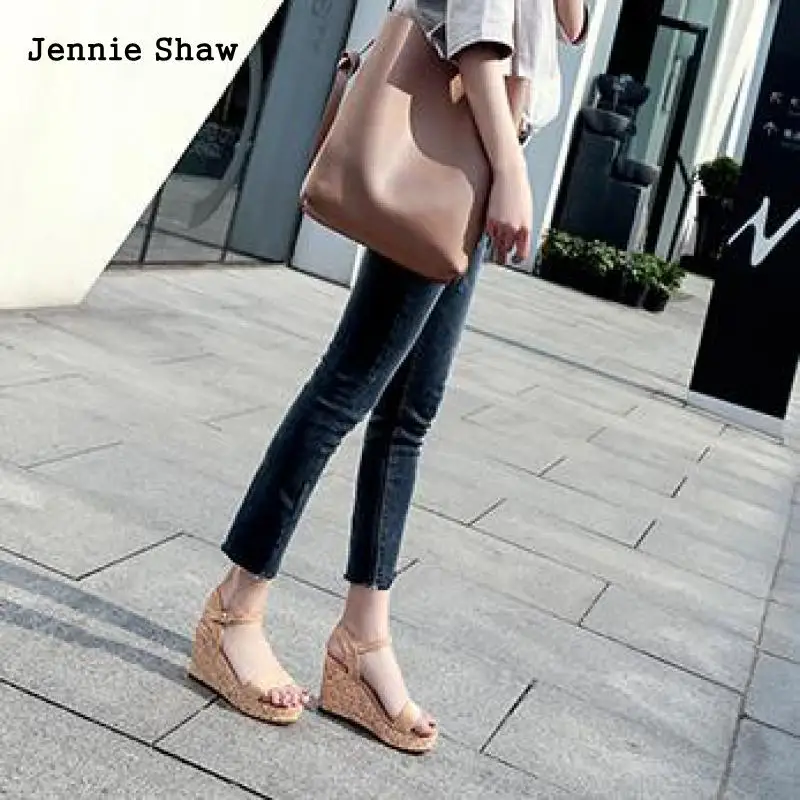 Female Summer High Heel Roman Women\'s Shoe Wedges Platform Sandals Lady Shoes Women