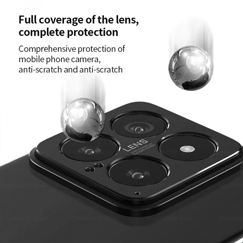 Aluminum Alloy Lens Metal Camera Ring For Xiaomi 14 Pro Back Lens Case For Xiaomi Mi 14 Xiaomi14 Mi14 Pro 14Pro Camera Protector