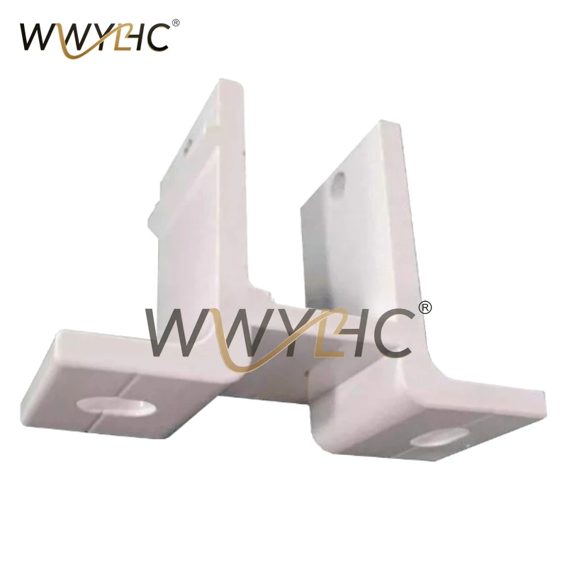 White Aluminium Alloy Wall Mounted Fasteners Square Tube Support Brackets Suitable For Retractable Telescopic Canopy