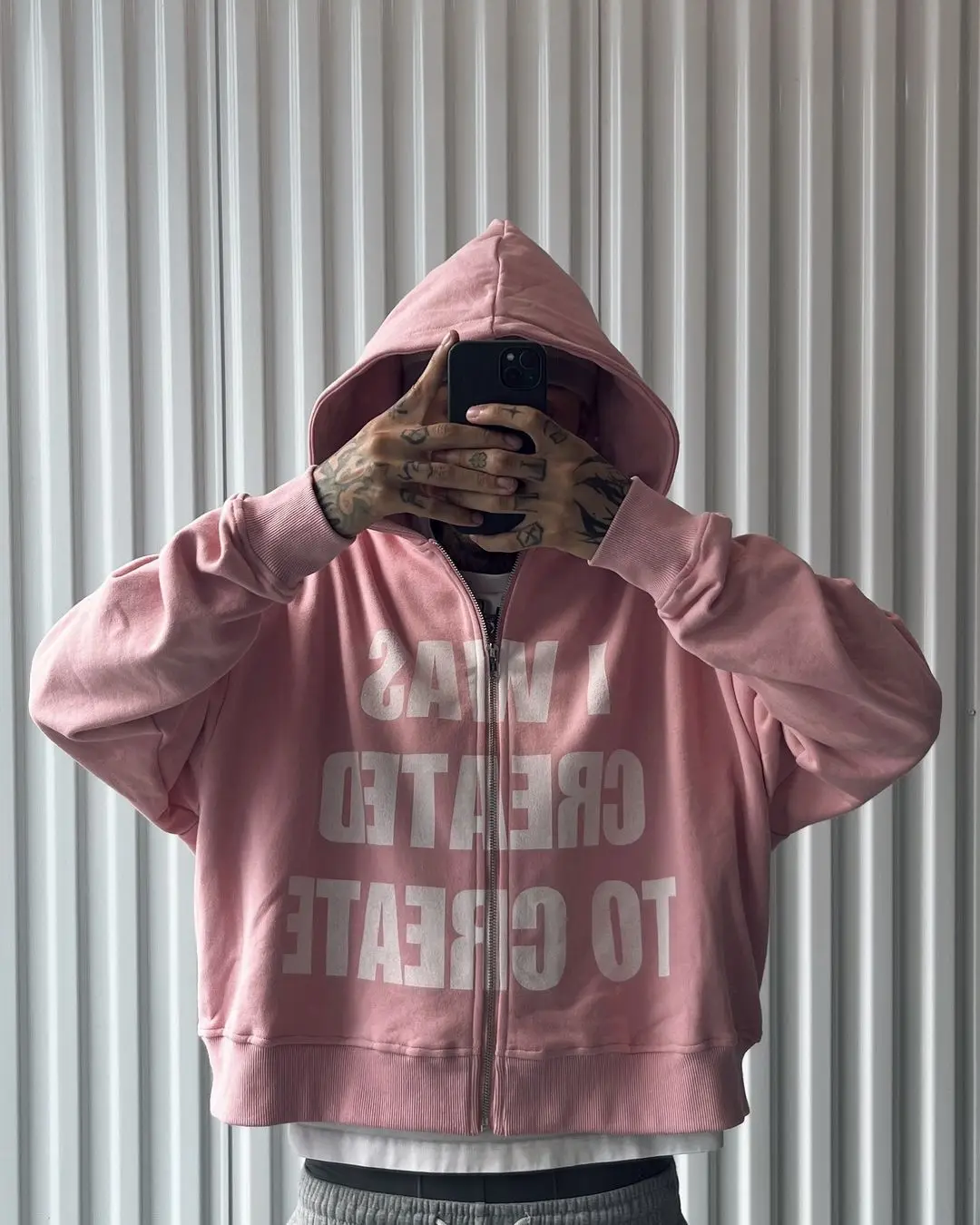 Harajuku PiNk Letter Hoodies Women Streetwear Vintage Oversized Zip Hoodie Y2k Top Sweatshirt Tracksuit Casual Men Clothing