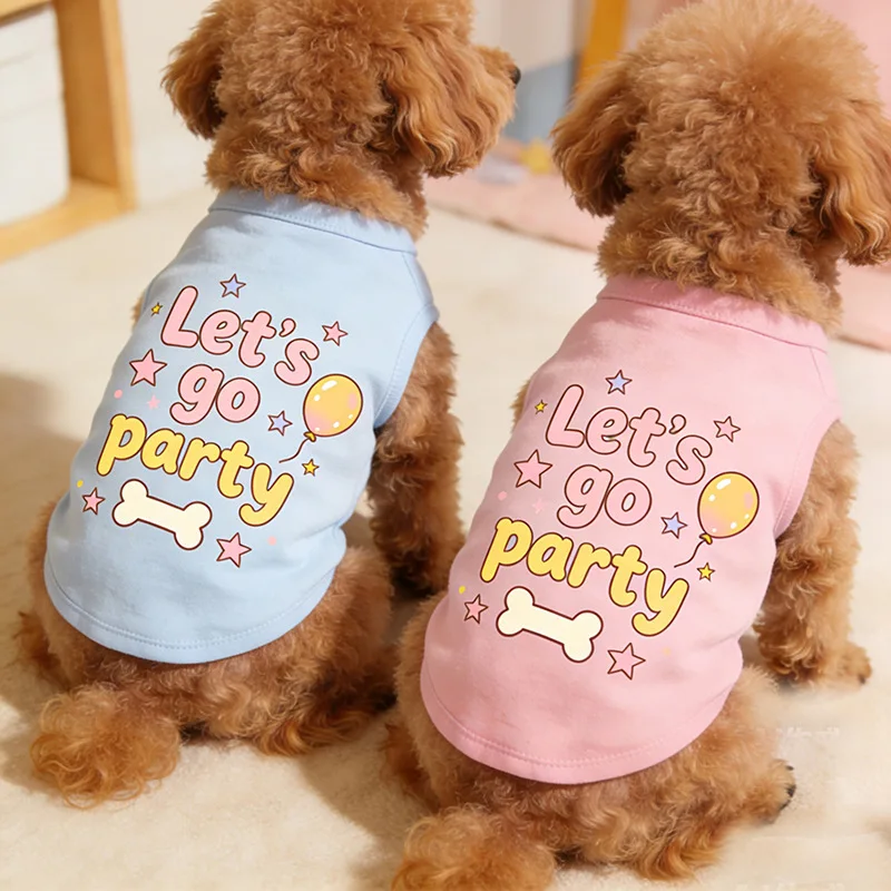 

Puppy Summer Clothes Dog Fancy Vest for Small Breeds Dogs Pet Comfortable Pomeranian One Piece Ropa Perro Costume Roupa Vestido