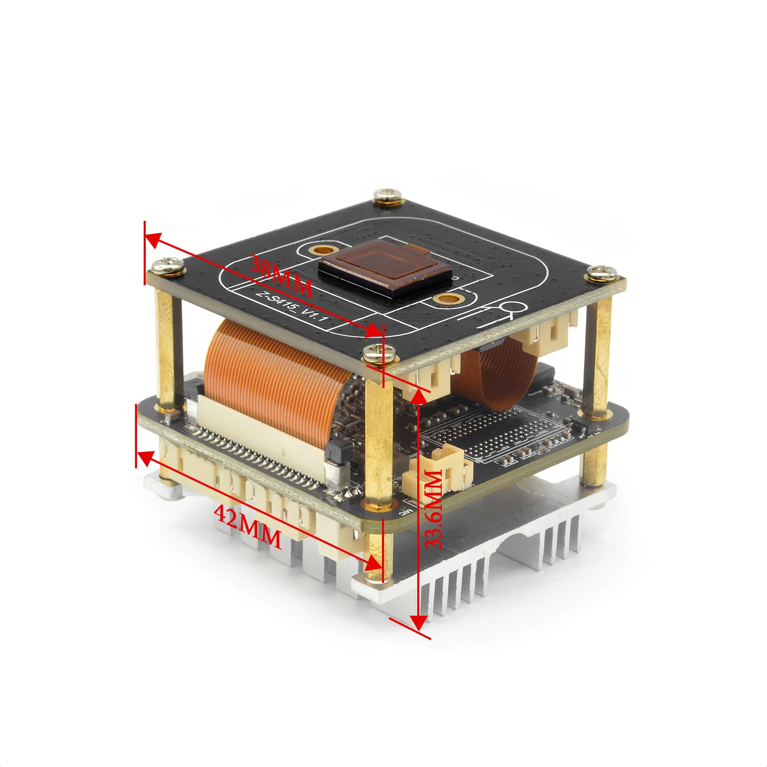 4K  rtsp camera module,IMX415 starvis cmos sensor,Hi3519DV500 ai chips AI denoise  8MP 30FPS  dark fighter camera board