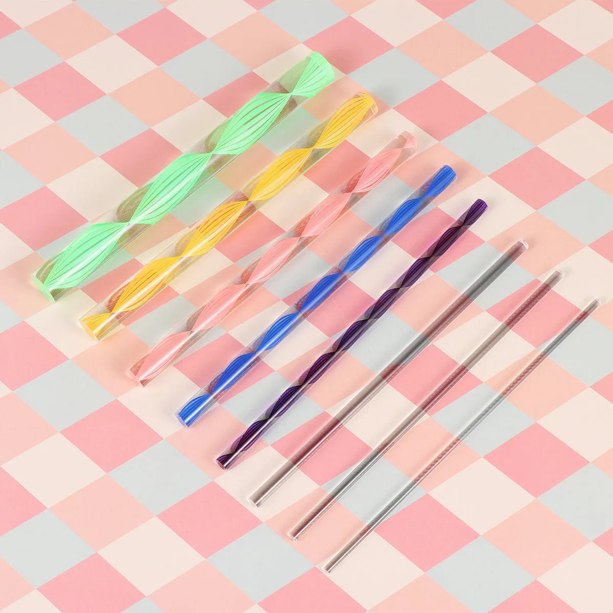 8 قطعة أدوات التنقيط قضبان الاكريليك لمسمار الفن دهان داي روك ستون قماش النسيج الأثاث المعدني مانيكير تصميم أداة