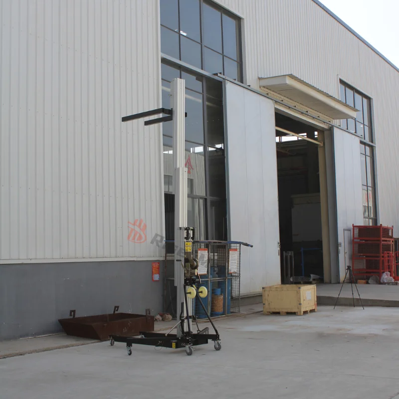 

Risenmega 200-450KG Nice Price Portable Material Lifting Aluminum Lift Machine Manual Cargo Premium Gantry