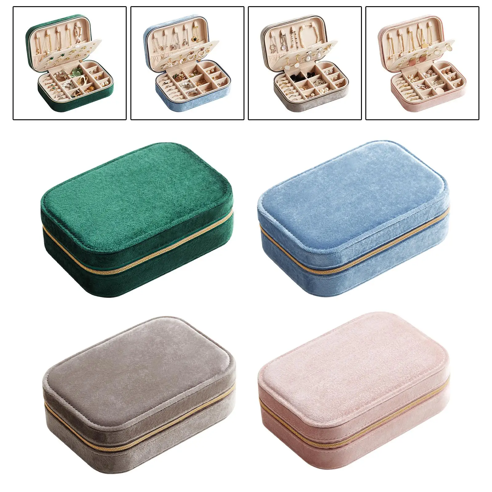 

Jewelry Storage Box Exquisite Display Storage Case for Bracelets Studs Rings