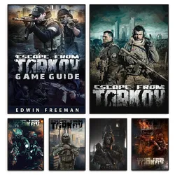 Video Game Escape From Tarkov Poster Solider Canvas Painting Wall Art Work Print Pictures for Living Room Game Room Home Decor