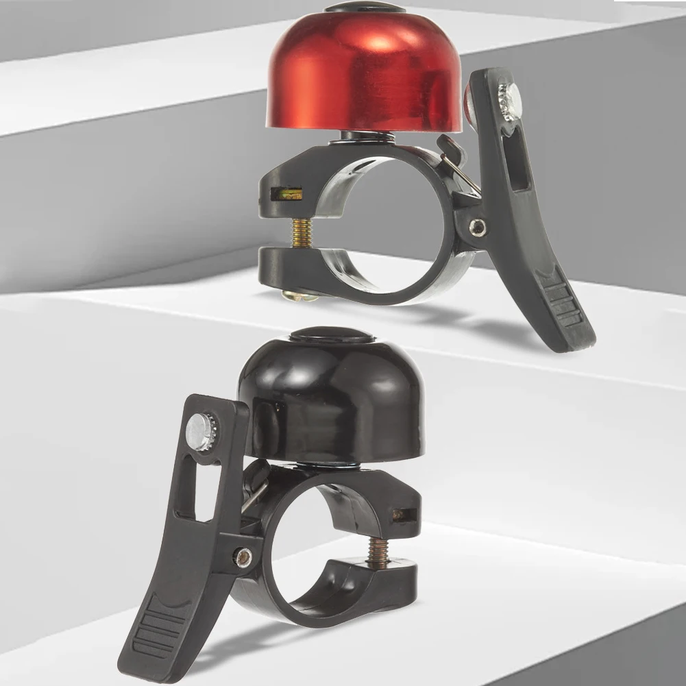 جرس الدراجة من سبائك الألومنيوم، جرس المقود، بوق ركوب الدراجات، جرس دراجة مدمج مقاوم للصدأ للدراجات الجبلية على الطرق