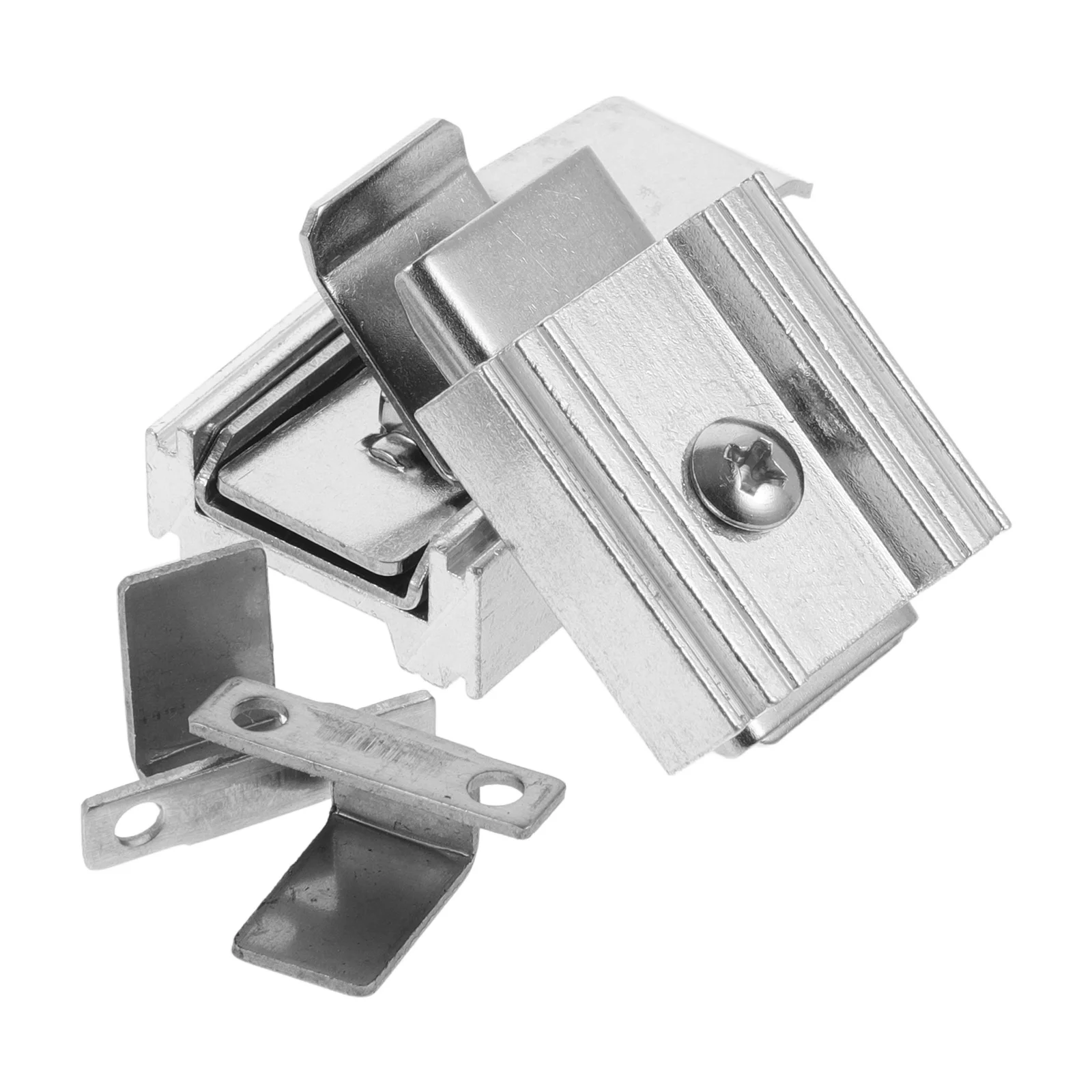 

2 Pcs Screen Window Accessories Silver Metal Fixing Clips Buckle Easy Install No Hole Frame Repairing Supplies