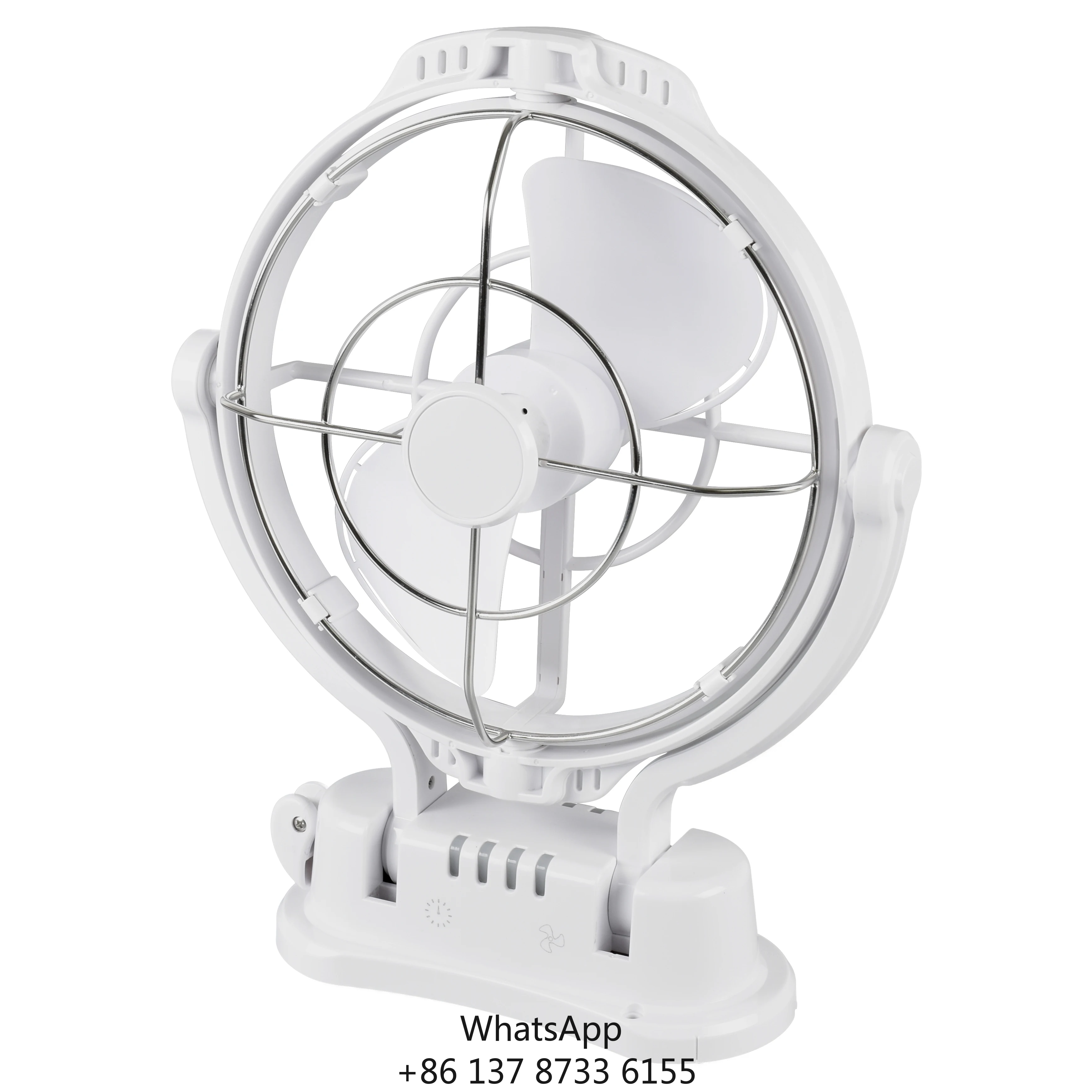 

12V/24V Auto-Sensing Brushless DC Marine Cooling Fan Powerful Airflow Low Power Draw, Omnidirectional For Boat, RV, OnBoard Use
