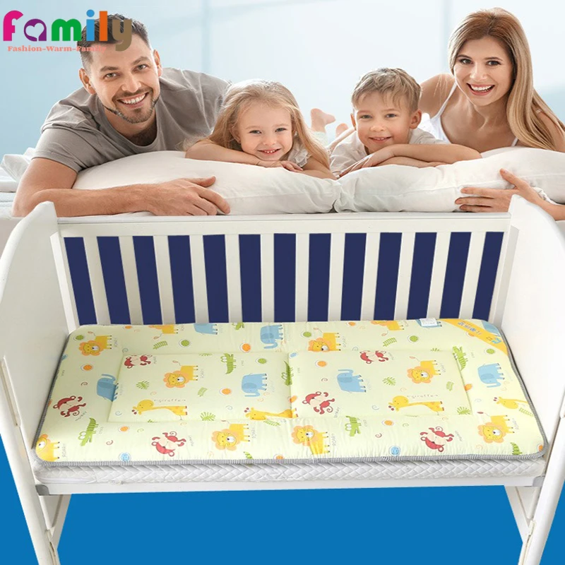 

Baby Cartoon Cotton Mattress Foldable Pad Tatami Integrated Cushion Single Bed Mat Double Household Bedspreads Queen King Size