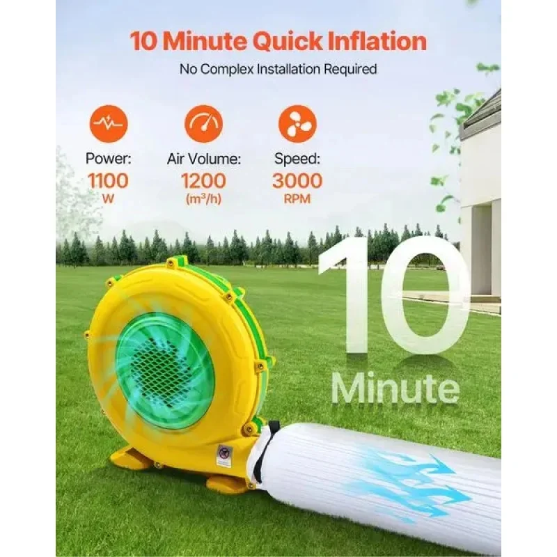 Easyinstall Infla Nightclub 29.5X19.7X13.1 Ft Large Blow Up Party Tent With 1100W Blower Sandbag Outdoor Indoor Travel