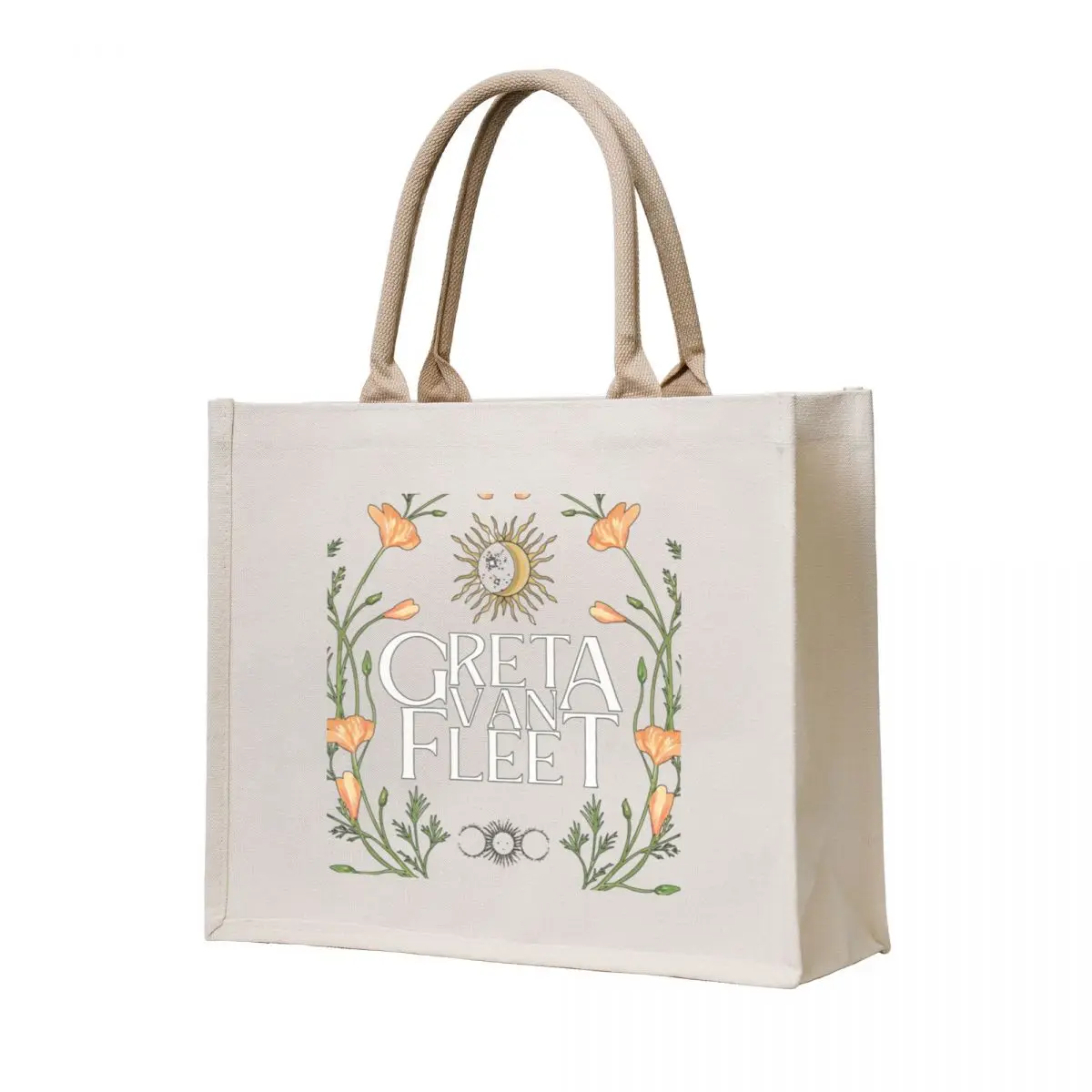 

Greeta van fleet7 Greta Van Fleet Shirt Tote Bag shopping trolley bag tote bag custom custom canvas