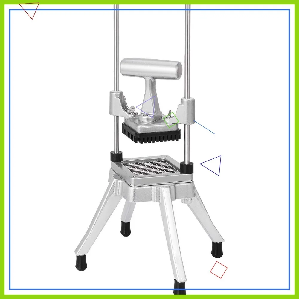 

Heavy Duty Stainless Steel Vegetable Fruit Dicer 3/8" Blade Professional Food Cutter for Tomato Potato Onion