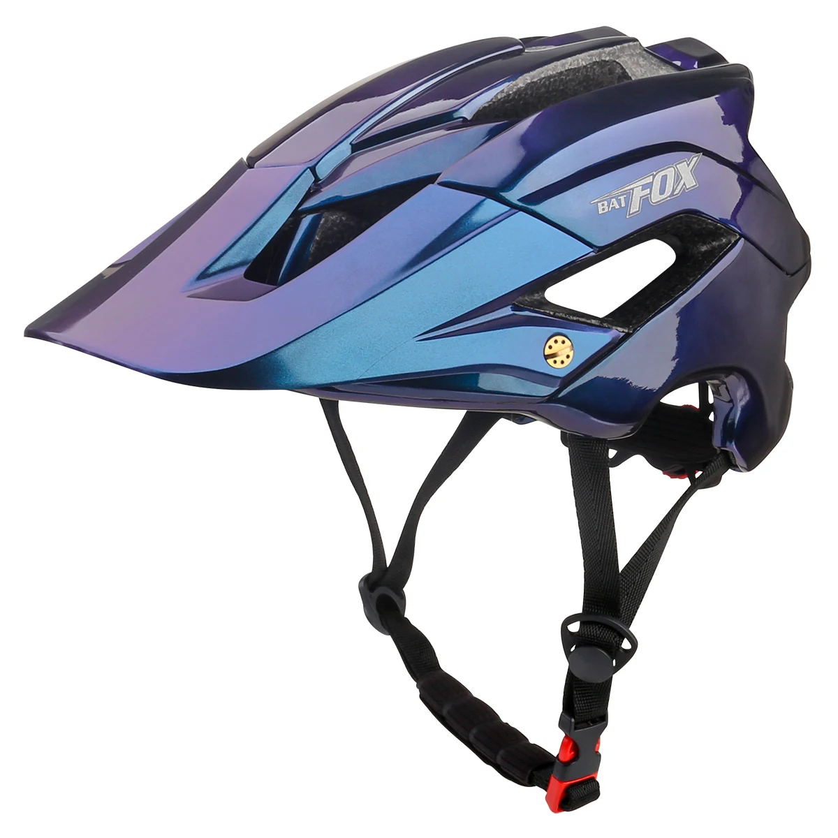 

Batfox TrailCore Helmet: Multi-Impact Defense & 360° Airflow - Adjustable Sun Visor for MTB/DH