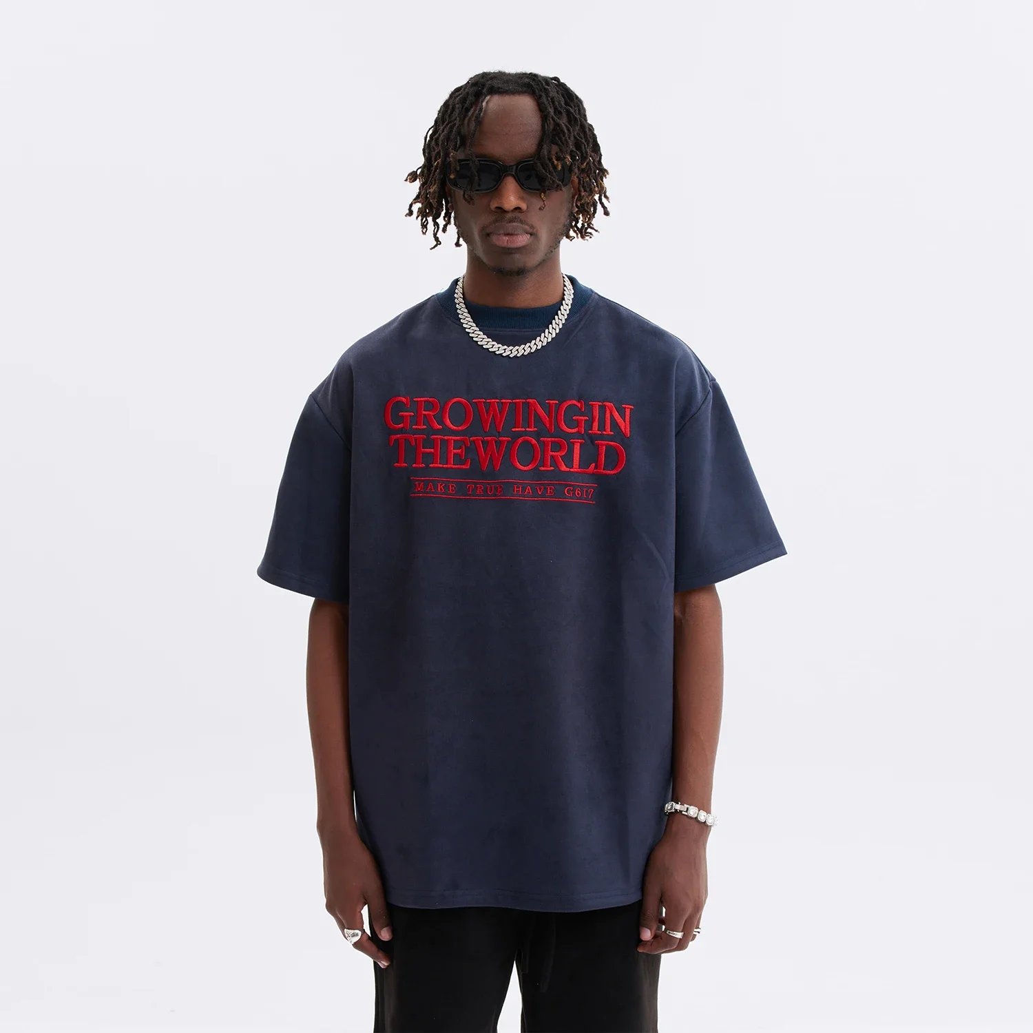 

Pure Cotton Cool Men's Short-sleeved Pure Cotton Printed T-shirt Simple Trendy Lapel Men's Fashion Fashion Simple Atmosphere