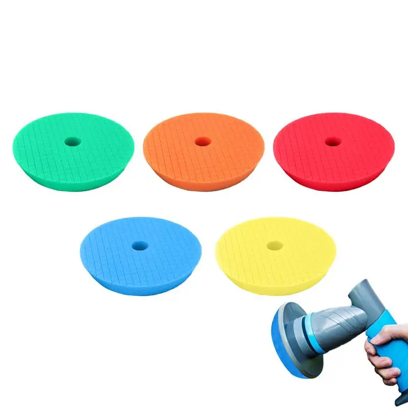 

Vehicle Buffing Pads 5Pcs Sponge Body Repair Polishing Pad 6 Inch Detailing Polishing Pads Waxing Pads Wax Buffer Polish Pads