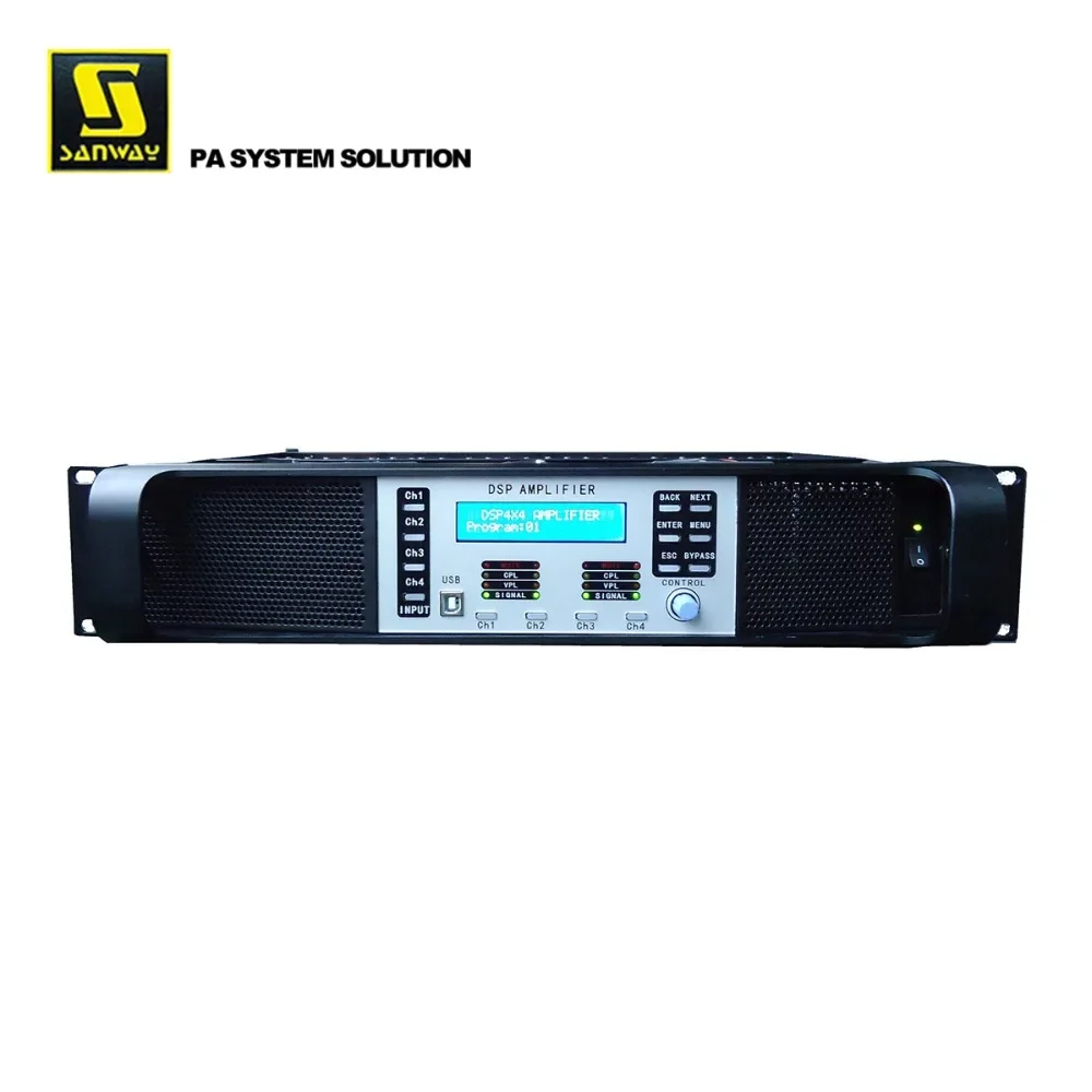 Sanway 4 Channel Digital Professional DSP Power Amplifier