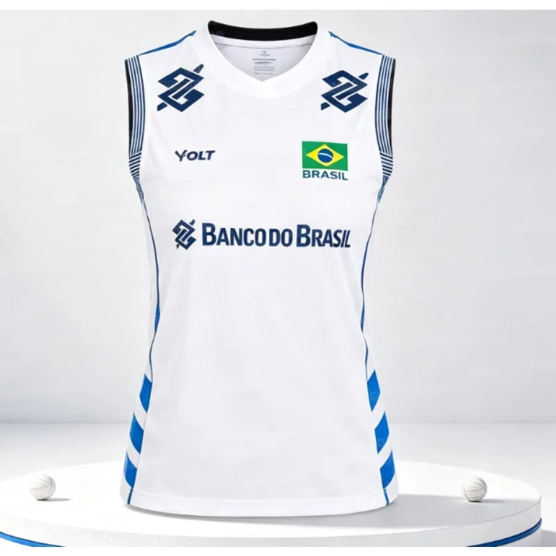 Brazilian Volleyball Sleeveless Jersey Breathable Sports Vest 3D Printed Street Wear Sports Casual T-shirt Family Wear Vest