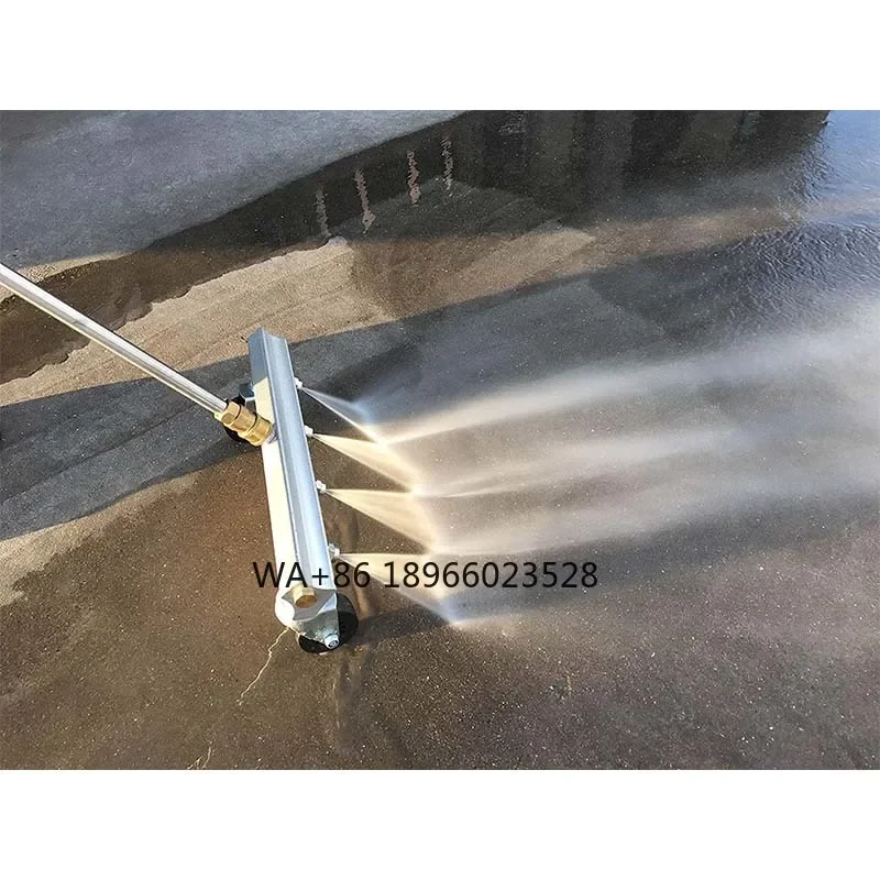 

WBK13 Best Selling Telescopic Water Flow Brush 7 Nozzle High Pressure Washer Broom Chassis Cleaner