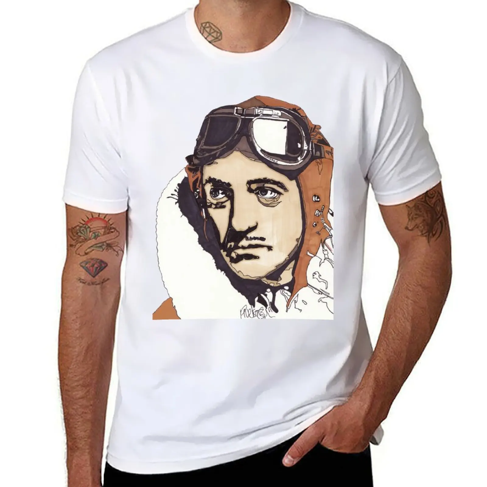 

David Niven T-Shirt printed t shirts for man cotton t shirts man 100% man t shirt heavy cotton T-shirt