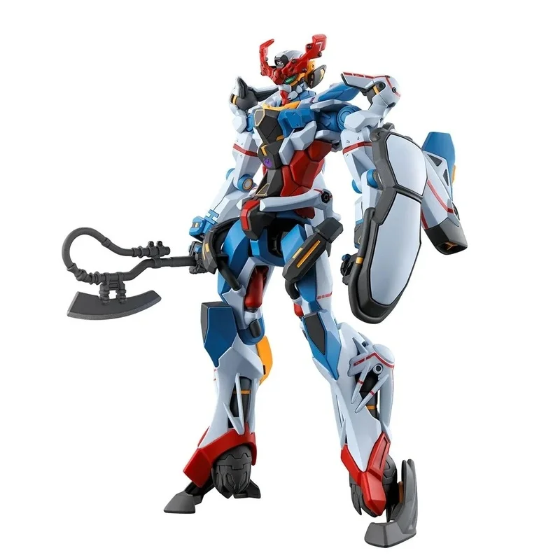 HG 1/144 GQuuuuuuX Kit de Montagem de Modelo, Boneco de Ação, Brinquedo de Quebra-Cabeça para Meninos, Ornamento Colecionável para Mesa, Presente com Esculturas de Cabeça Dupla
