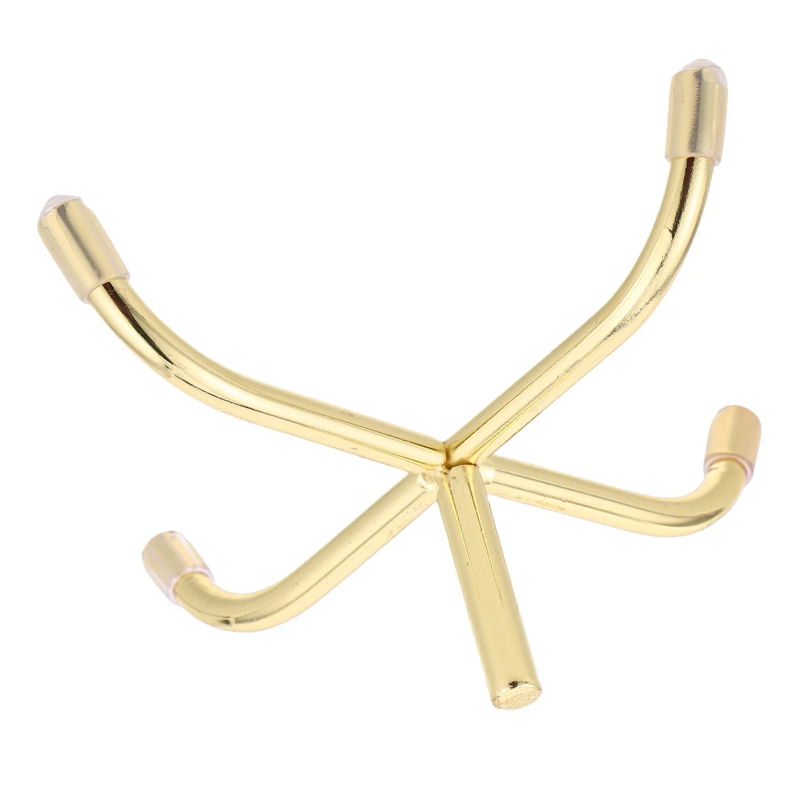 

1pcs Miniature Chair Base: 1:6 Scale Gold Metal Desk Chair Legs For Dollhouse Office Gaming Scene Decoration Accessories