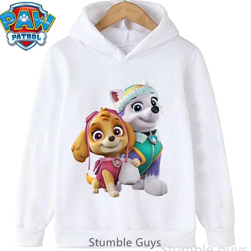 

Boys Girls Kawaii PAW Patrol Sweatshirt Flannel Autumn Anime Cartoon Hoodie Winter Warm Fashion Wear