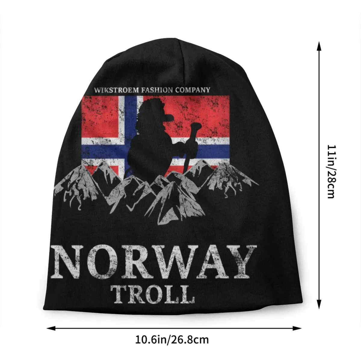 Norway Flag Bonnet Hat Knit Hats Men Women Fashion Unisex Adult Fjord Mountain Warm Winter Beanies Cap