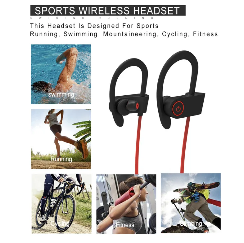 New U8 Bluetooth headphones Run-ear stereo noise-cancelling 5.0 wireless headphones for English use