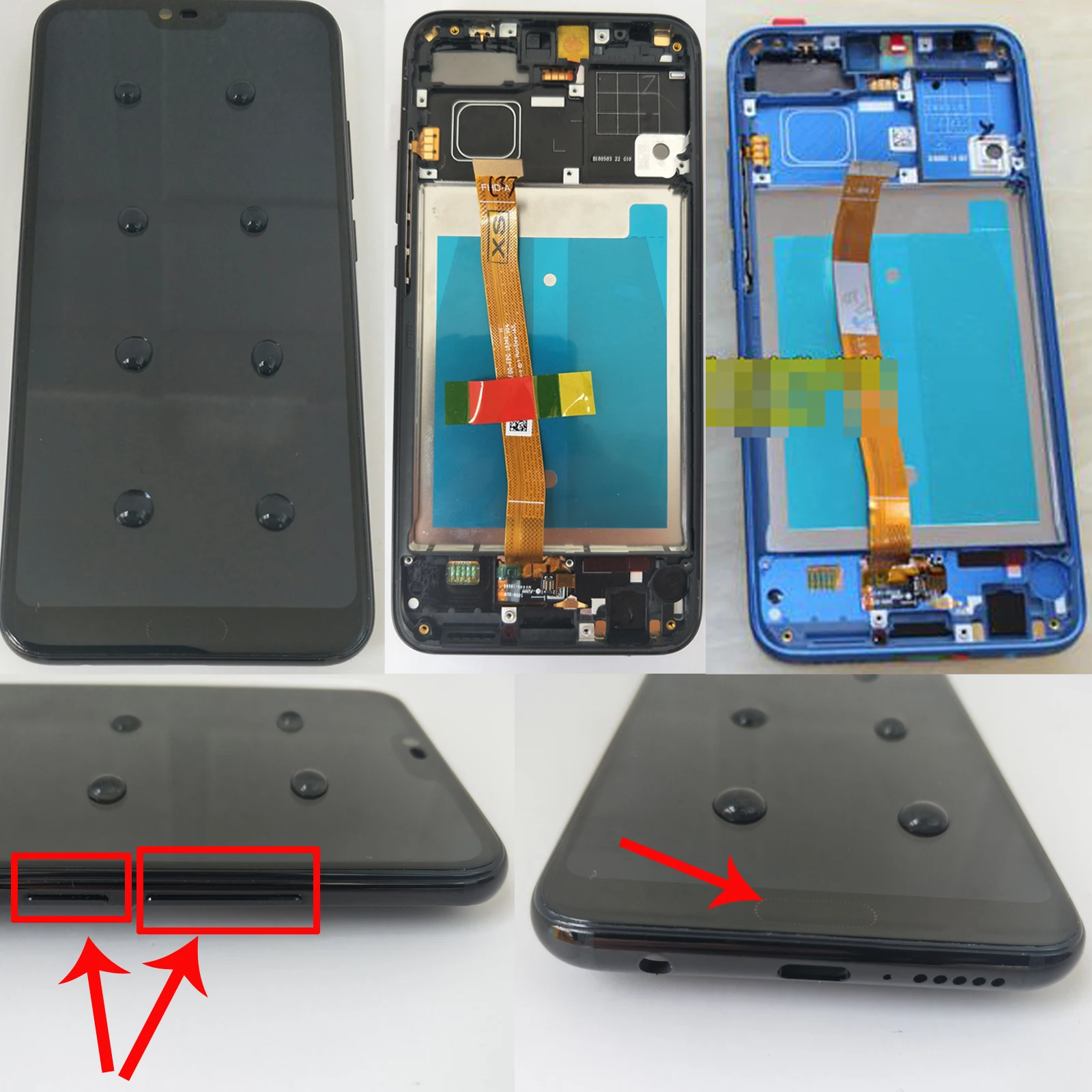 

OEM For Huawei Honor 10 COL-L09 AL10 TL10 L29 LCD Display Touch Screen + Frame