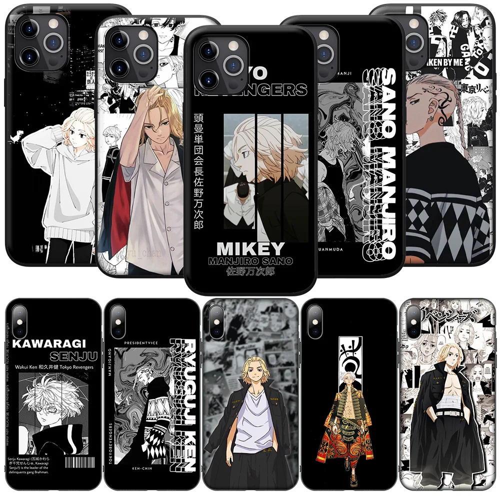 Phone Case for iPhone 16 15 14 13 7 8 Pro Max Mini Plus New Cover TW165 Tokyo revengers Naoto Hinata Mikey