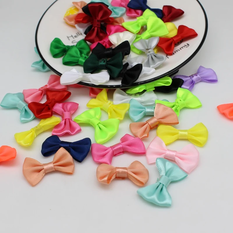 50Pcs present bow Ribbon Bows For Christmas Bows Gift Craft Wedding Party Sewing DIY Decorations