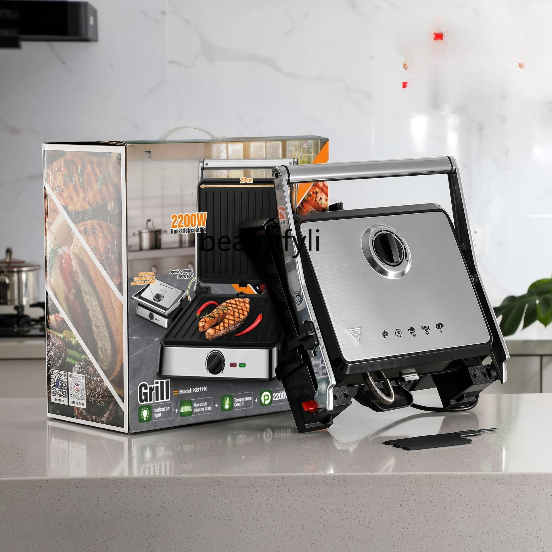 شواية كهربائية منزلية بدون دخاني، شواية كهربائية داخلية، شواية كهربائية