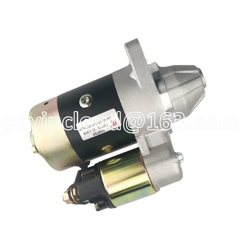 12V Air-cooled Diesel Generator Agricultural Machinery Starting Motor 170F 178F 186F 188F 192F QD114A 0.8kw