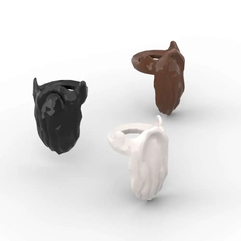 

MOC 10 шт. часть кирпичей 10052 Санта-Клаус, набор строительных блоков для бороды, одежда для тела, частицы, идея-головоломка, игрушка «сделай сам», подарки на день рождения для детей