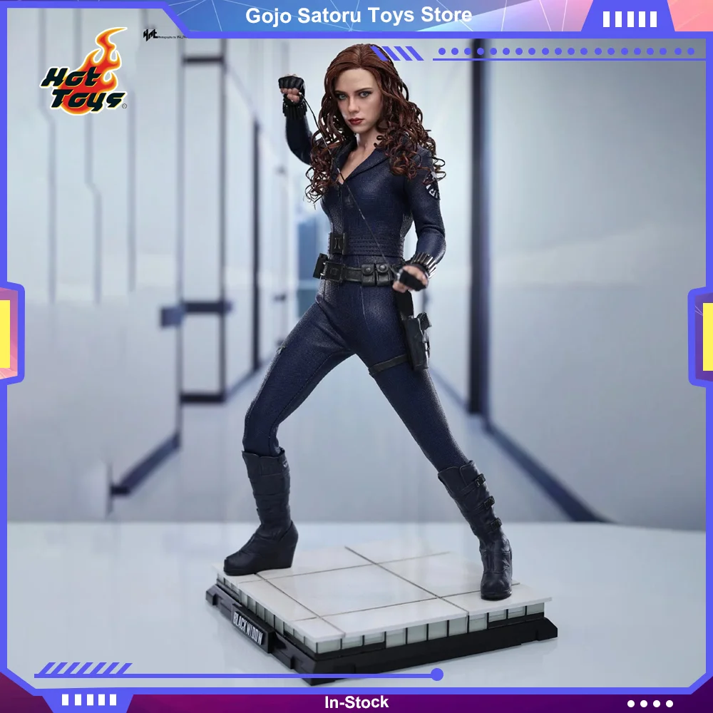 

HOTTOYS HT MMS757AE MMS757AEB Iron Man 2 Black Widow Action Figures Artisan Edition Hair Transplant Statue Collection Model Toy