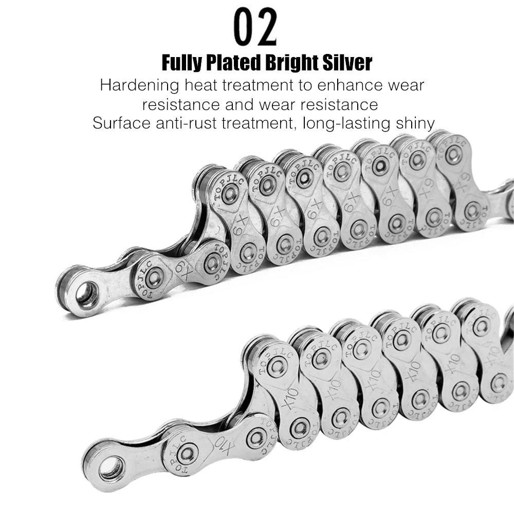 NEWBIE MTB 11 Speed Bicycle Chain 8 9 10 11 12S Mountain Road Bike Chains 10speed With Missing Link Magic Connecter