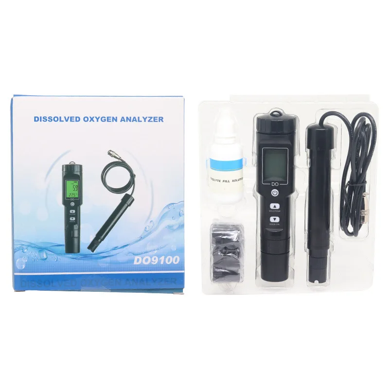 

Aquaculture Testing Meter Water Quality Sensor Digital Dissolved Oxygen Analyzer With Automatic Temperature Compensation