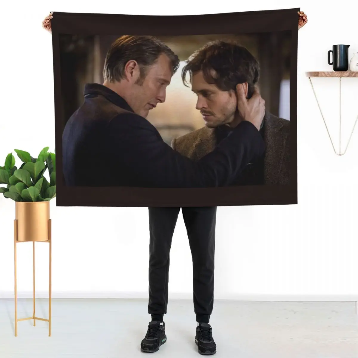 

Su-zakana Hannigram Throw Blanket Fade Resistant Durable Throw Blanket