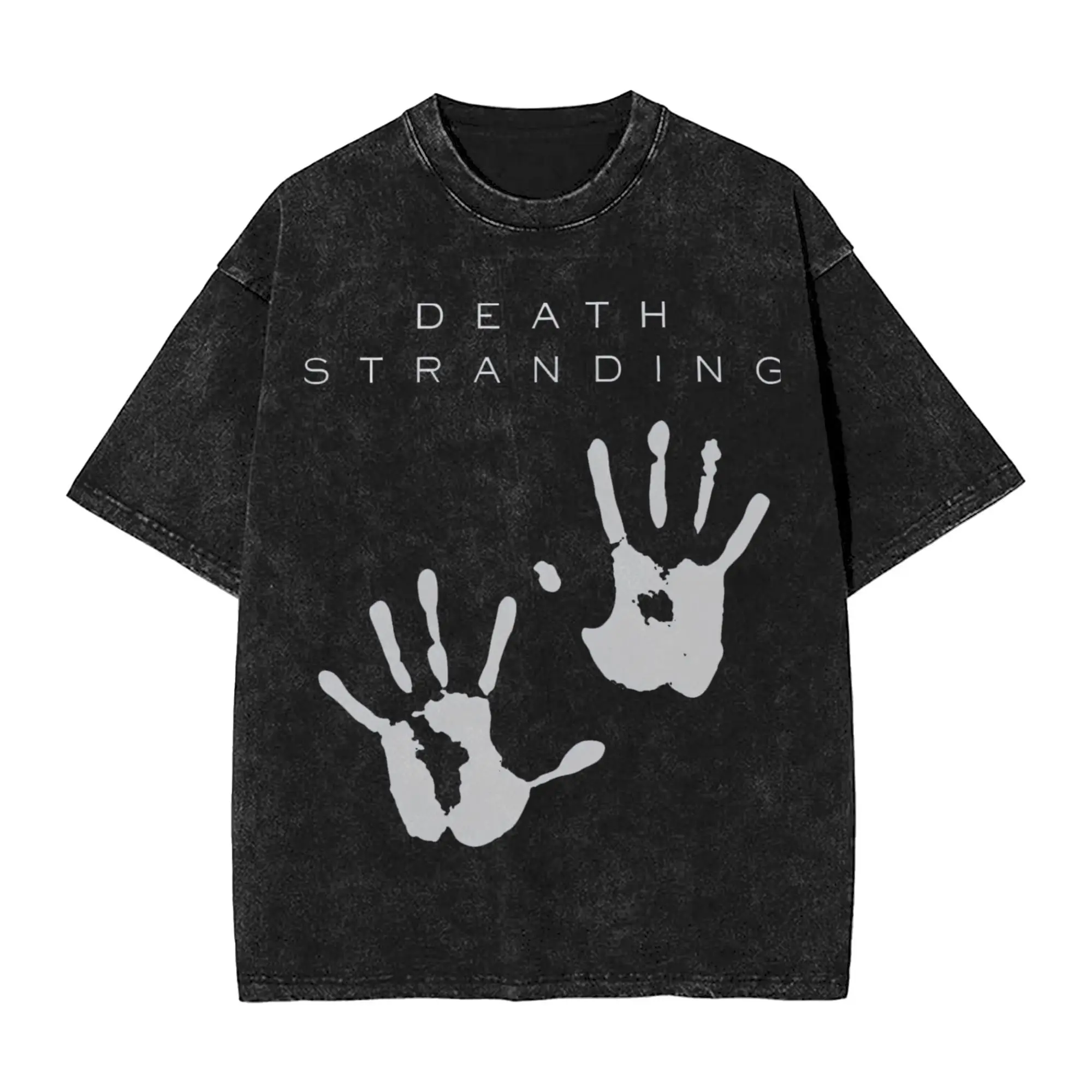 Death Stranding T 셔츠 여름 굉장 티셔츠 캐주얼 인기 Tshirt 남성용 반팔 맞춤 DIY 의류